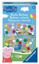 Ravensburger Mitbringspiel - 20853 - Peppa Pig Bunte Ballone - Lustiges Farbwürfelspiel für Kinder ab 3 Jahren