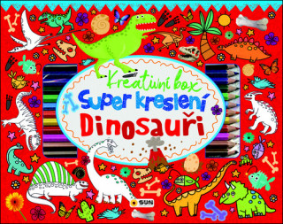 Kreativnďż˝ box Super kreslenďż˝ Dinosauďż˝i