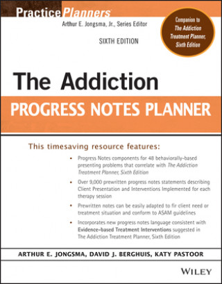 Addiction Progress Notes Planner, Sixth Editio n