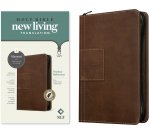 NLT Thinline Reference Zipper Bible, Filament Enabled Edition (Red Letter, Leatherlike, Atlas Rustic Brown, Indexed)