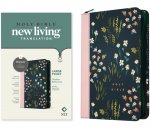 NLT Large Print Thinline Reference Zipper Bible, Filament Enabled Edition (Red Letter, Leatherlike, Meadow Navy & Pink )