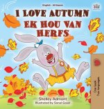 I Love Autumn (English Afrikaans Bilingual Book for Kids)