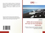 Effets de la temperature de l'eau sur les invertebres dulcicoles