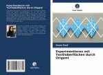 Experimentieren mit Textiloberflächen durch Origami