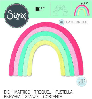 Vyďż˝ezďż˝vacďż˝ ďż˝ablona Sizzix Bigz - Duha
