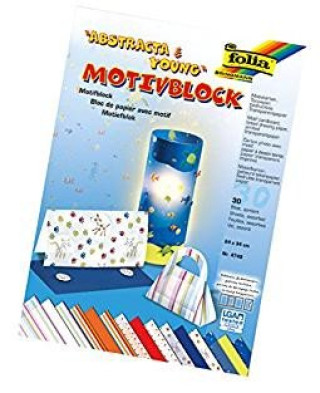 Folia Blok Designovďż˝ch papďż˝rďż˝ s abstraktnďż˝mi motivy 30 listďż˝