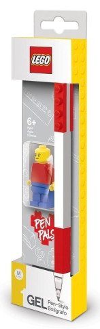 LEGO Gelové pero s minifigurkou - červené