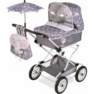 Koďż˝ďż˝rek pro panenky sklďż˝dacďż˝ se sluneďż˝nďż˝kem a doplďż˝ky DeCuevas - 90 cm /REBORN SKY 2020