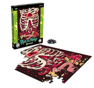 Puzzle Rick and Morty Puzzle Anatomy - 1000 dďż˝lkďż˝