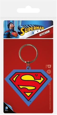 Klíčenka gumová Superman