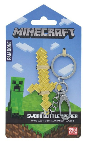 Klíčenka kovová Minecraft Otvírák - meč