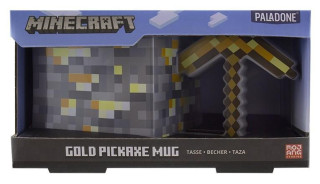 Hrnek Minecraft Pickkaxe zlatý 550 ml