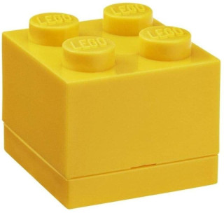 Úložný box LEGO Mini 4 - žlutý