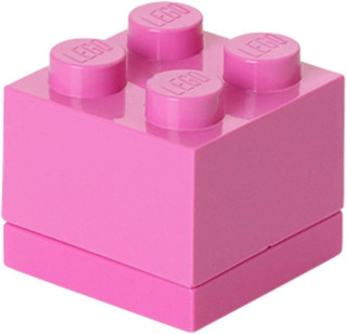 Úložný box LEGO Mini 4 - růžový