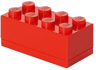 Úložný box LEGO Mini 8 - červený