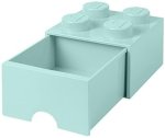 Úložný box LEGO s šuplíkem 4 - aqua