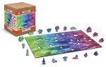 Wooden City Puzzle Korálový útes 2v1, dřevěné, 400 dílků