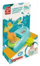 Hape Natahovací lodička s medvídkem