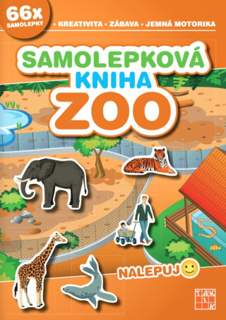 Samolepkovďż˝ kniha ZOO - Nalepuj