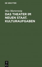 Theater im neuen Staat. Kulturaufgaben