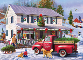 Christmas Antique Store by Greg Giordano