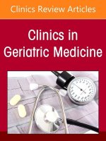 Osteoarthritis, an Issue of Clinics in Geriatric Medicine, 38