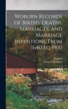 Woburn Records of Births, Deaths, Marriages, and Marriage Intentions, From 1640 to 1900