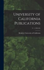 University of California Publications; v. 1 (1901-05)