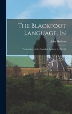 Blackfoot Language, In