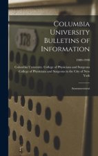 Columbia University Bulletins of Information: Announcement; 1989-1990