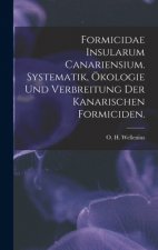 Formicidae Insularum Canariensium. Systematik, Ökologie Und Verbreitung Der Kanarischen Formiciden.