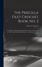 Priscilla Filet Crochet Book, No. 2; a Collection of Beautiful Designs in Filet Crochet, Introducing Filet Crochet Brode, Embroidery on Crochet and Ca