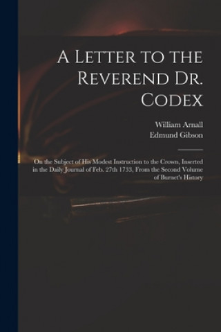 Letter to the Reverend Dr. Codex