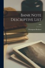 Bank Note Descriptive List; 1865