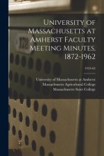 University of Massachusetts at Amherst Faculty Meeting Minutes, 1872-1962; 1953-62