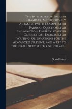 Institutes of English Grammar, Methodically Arranged With Examples for Parsing, Questions for Examination, False Syntax for Correction, Exercises for