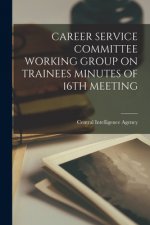Career Service Committee Working Group on Trainees Minutes of 16th Meeting