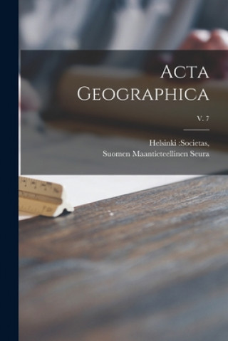 Acta Geographica; v. 7