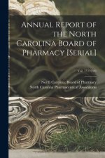 Annual Report of the North Carolina Board of Pharmacy [serial]; Vol. 75 (1956)