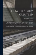 How to Study Kreutzer; a Handbook for the Daily Use of Violin Teachers and Violin Students, Containing Explanations of the Left Hand Difficulties and