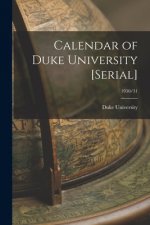 Calendar of Duke University [serial]; 1930/31