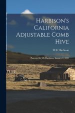 Harbison's California Adjustable Comb Hive: Patented by J.S. Harbison, January 4, 1859