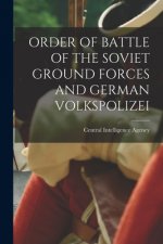 Order of Battle of the Soviet Ground Forces and German Volkspolizei