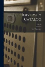 Lee University Catalog; 1952-53