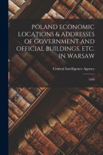 Poland Economic Locations & Addresses of Government and Official Buildings, Etc. in Warsaw: 1949