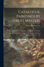 Catalogue, Paintings by Great Masters
