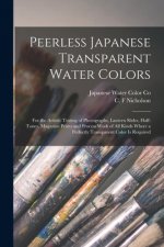 Peerless Japanese Transparent Water Colors
