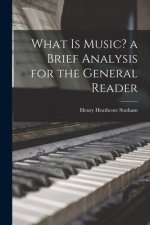 What is Music? a Brief Analysis for the General Reader