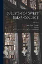 Bulletin of Sweet Briar College: Letter to Students, Students Registered, 1928-1929; v.11, no.6