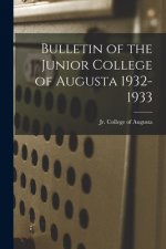 Bulletin of the Junior College of Augusta 1932-1933